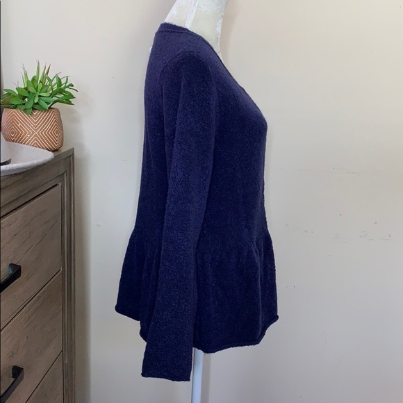 nwt // caslon peplum boucle full zip jacket - Picture 4 of 8